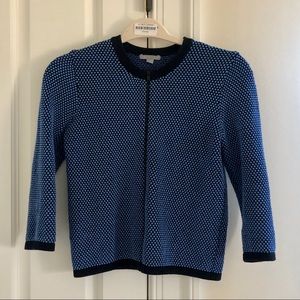 COS Blue Cotton Cardigan: Size XS